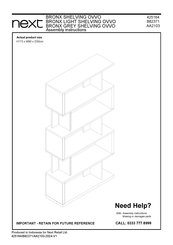 Next BRONX AA2103 Assembly Instructions Manual