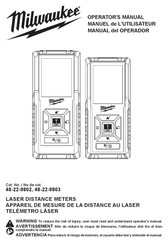 Milwaukee 48-22-9802 Operator's Manual