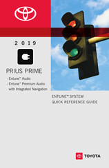 Toyota PRIUS PRIME 2019 Quick Reference Manual