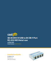 CoolGear USB-8COMi-M Series Installation Manual
