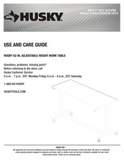 Husky HOLT62XDB12CA Use And Care Manual