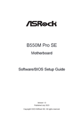 ASROCK B550M PRO SE Setup Manual