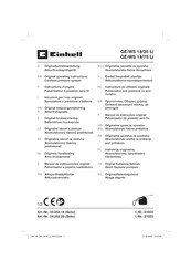 EINHELL GE-WS 18/35 Li Original Operating Instructions