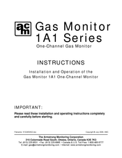 ACM 1A1 Series Instructions Manual
