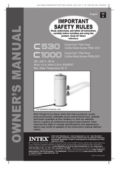 Intex Krystal Clear C1000 Owner's Manual