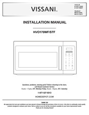 Vissani 1001712640 Installation Manual