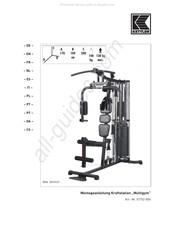 Kettler Multigym 07752-850 Manual