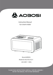 Aobosi SU-I51-Y Instruction Manual