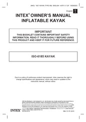 Intex ISO-6185 Owner's Manual