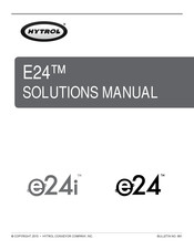 HYTROL E24 Solutions Manual