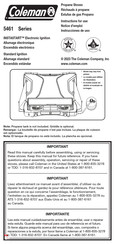 Coleman 5461 SERIES Instructions For Use Manual