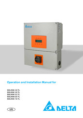Delta SOLIVIA 6.6 TL Installation & Use Manual
