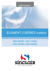 Sinclair ELEMENT 2 ASH-09AIE2 User Manual