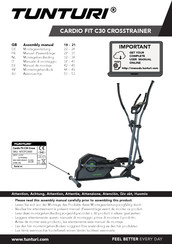 Tunturi Cardio Fit C30 Cross Assembly Manual