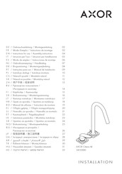 Axor Citterio M 34132 0 Series Instructions For Use/Assembly Instructions
