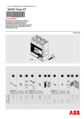 ABB SACE Tmax XT Installation Instructions Manual