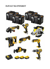 DeWalt XR LI-ION DWK802T Original Instructions Manual