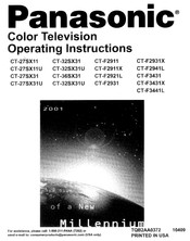 Panasonic CT-27SX31U Operating Instructions Manual