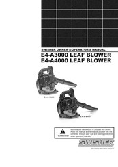 Swisher E4-A3000 Owner's/Operator's Manual