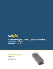 CoolGear CG-7PU3MGD Installation Manual