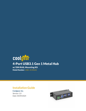 CoolGear USBG-4U3MLR2 Installation Manual