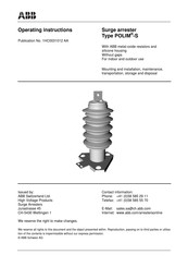 ABB POLIM-S Operating Instructions Manual