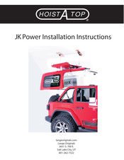 Lange Originals Hoist-A-Top JK Power Installation Instructions Manual