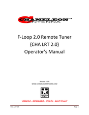 Chameleon Antenna CHA LRT 2.0 Operator's Manual