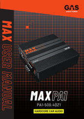 GAS MAX PA1 Series User Manual