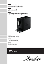 Monsher MCF 100 Noir User Manual