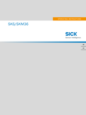 SICK SKS36 Operating Instructions Manual