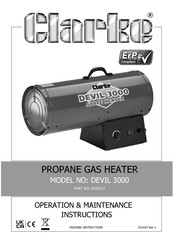 Clarke 6920027 Operation & Maintenance Instructions Manual
