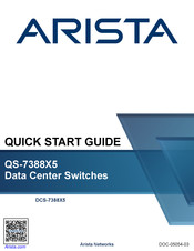 Arista QS-7388X5 Quick Start Manual