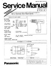 Panasonic EY6101 Service Manual