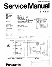 Panasonic EY6808 Service Manual