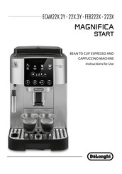 DeLonghi MAGNIFICA START FEB2220.B Instructions For Use Manual