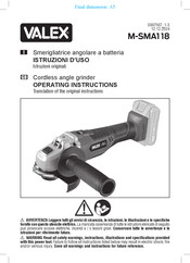 Valex M-SMA1 18 Operating Instructions Manual