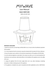 MYWAVE MWPC-MIN User Manual