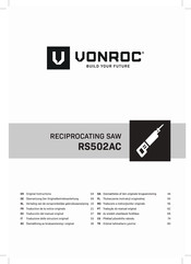 VONROC RS502AC Original Instructions Manual