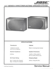 Bose Direct/Reflecting series II Service Manual