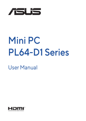 Asus PL64-D1 Series User Manual