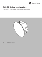 Electro-Voice EVID-EC3.1 Installation Manual