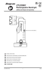 Snap-On CTLED861 Original Instructions Manual