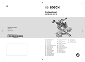 Bosch Professional GCM 340-305 D Original Instructions Manual