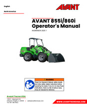 AVANT STAGEV 860i Operator's Manual