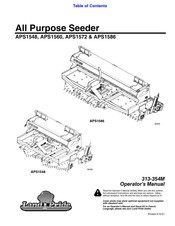 Land Pride All Purpose Seeder APS1572 Operator's Manual