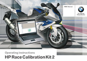 BMW Motorrad HP Race Calibration Kit 2 Operating Instructions Manual