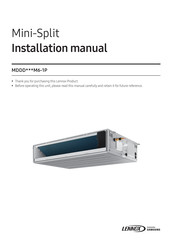 Lennox MDDD012M6-1P Installation Manual