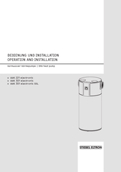 STIEBEL ELTRON WWK 301 electronic Operation And Installation Manual