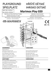 MARIMEX Play 020 Installation Instructions Manual
